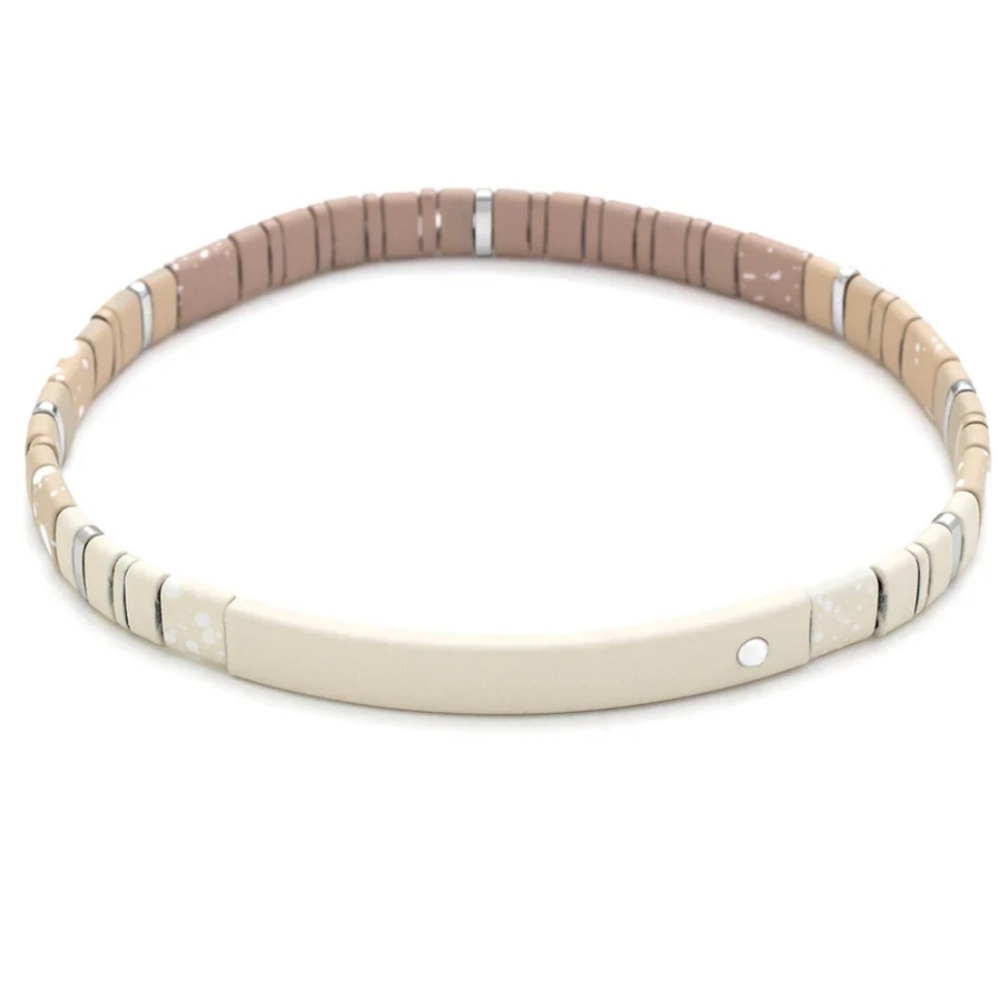 Scout Good Karma Ombre Bracelet JOY & KINDNESS Ivory/Silver